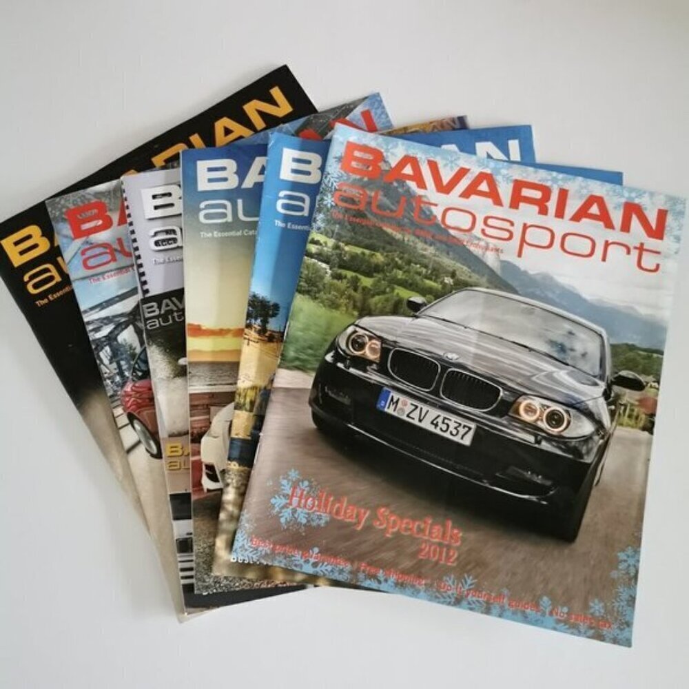 Bavarian Autosport Catalog Lot of 6 Magazines BMW Enthusiast Mini Collectors
